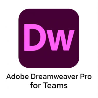 Adobe Dreamweaver Pro for Teams โปรแกรมสร้างเว็บไซต์ ออกแบบเว็บไซต์ยอดนิยม รุ่นโปร ช่วยเขียนโฮมเพจคุณภาพสูง มีเครื่องมือหลากหลาย ออกแบบเว็บไซต์ได้สะดวกสบาย