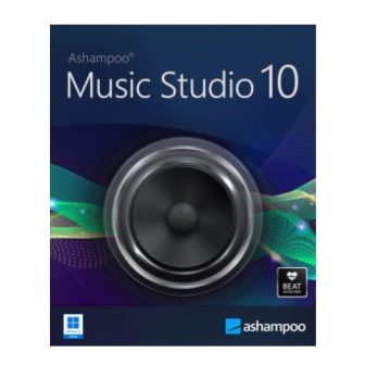 Ashampoo Music Studio 10 เป็นโปรแกรมที่เปรียบเสมือนสตูดิโอเพลง สามารถตัดต่อเสียง บันทึกเสียง แต่งเพลงได้อย่างมืออาชีพ รองรับไฟล์เสียงหลายรูปแบบ ใช้งานง่าย