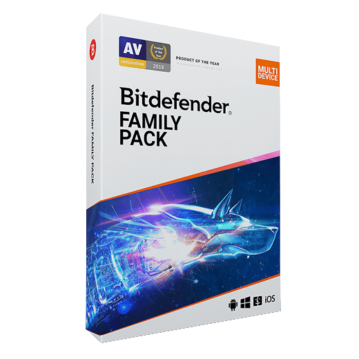 โปรแกรมแอนตี้ไวรัส รุ่นครอบครัว Bitdefender Family Pack 2024