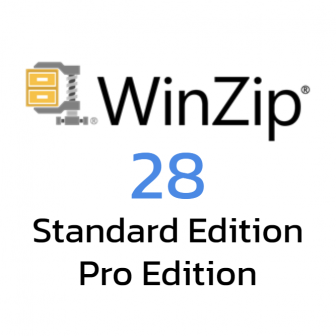 WinZip 28 (โปรแกรมบีบอัดไฟล์ ยอดนิยม อันดับ 1 ของโลก)