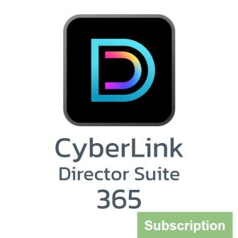 CyberLink Director Suite 365 (รวมชุด 4 โปรแกรมสำหรับงานสร้างสรรค์ ตัดต่อวิดีโอ ปรับโทนสีวิดีโอ ตกแต่งรูป ตัดต่อเสียง)
