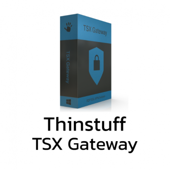 Thinstuff TSX Gateway (โปรแกรมจัดตั้งเกทเวย์ เพื่อการเข้าใช้เทอร์มินัลเซิร์ฟเวอร์ผ่านอินเทอร์เน็ตอย่างปลอดภัย)