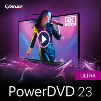 CyberLink PowerDVD 23 Ultra โปรแกรมดูหนังฟังเพลงยอดนิยม ประสิทธิภาพสูง รองรับแผ่น DVD Blu-ray ไฟล์มัลติมีเดียหลายฟอร์แมต ดูวิดีโอ 8K ระบบเสียงรอบทิศทาง