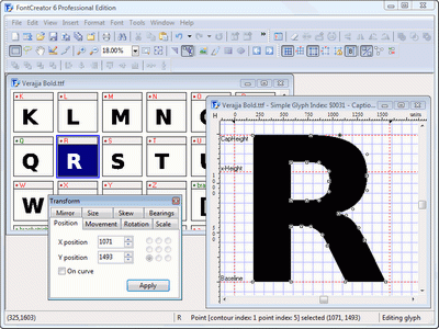 Fontcreator (โปรแกรม Font Creator สร้าง และ ออกแบบฟอนต์ ด้วยตัวเอง) 14.0.0