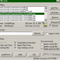 JPG Cleaner (โปรแกรม ลบไฟล์รูป ตระกูล JPEG )