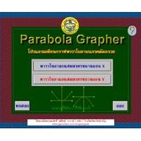 โปรแกรม เขียนกราฟพาราโบลาบนภาคตัดกรวย (Parabola Grapher)