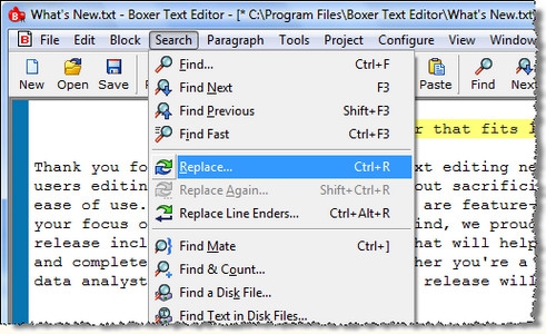 Boxer Text Editor (โปรแกรม Text Editor ระดับมืออาชีพ) 14