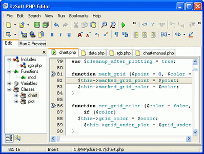 Dzsoft Php Editor (โปรแกรม แก้ไข ไฟล์ Php อย่างมืออาชีพ !) 4.2.7X