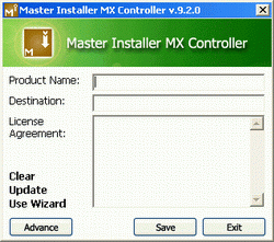 Master Installer (ตัวช่วยสร้างระบบ ติดตั้ง ของโปรแกรม) : 