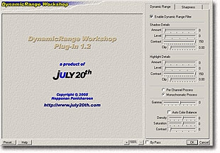DynamicRange Workshop (Plug-in for Adobe Photoshop) : 