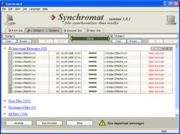 Synchromat (โปรแกรมซิงค์ข้อมูลไฟล์ และโฟลเดอร์) : 