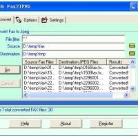 Batch Fax2JPEG (โปรแกรม สำหรับแปลง Fax เป็นไฟล์ JPG, JPEG)