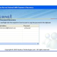 Kernel Hotmail MSN Password Recovery (โปรแกรม ช่วยกู้รหัสผ่าน ของ ฮอตเมลล์)