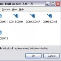 Virtual Null Modem
