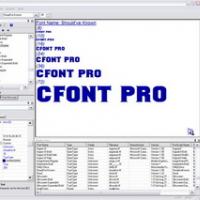 Cfont Pro (โปรแกรม แสดงรูปแบบ ตัวอักษร หรือ Fonts)