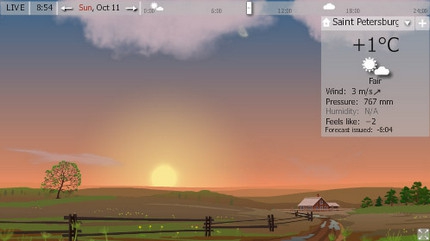 YoWindow (โปรแกรม Screensaver พยากรณ์อากาศ) : 