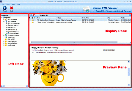 Free EML Viewer (โปรแกรมเปิดไฟล์ EML ของ Outlook) : 
