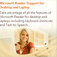 Microsoft Reader (โปรแกรม ที่ช่วยเสริมการอ่าน หนังสือบนคอมพิวเตอร์)