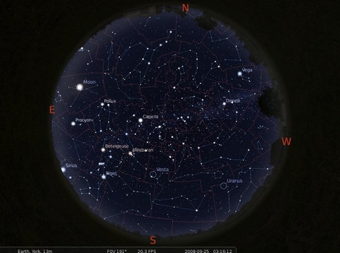 Stellarium (โปรแกรมดูดาว Stellarium กล้องดูดาว ท้องฟ้าจำลอง) : 