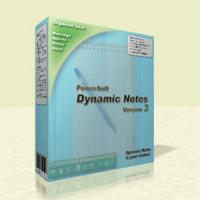 Dynamic Notes (โปรแกรมOrganizer ส่วนตัว สมุดโทรศัพท์ เวลานัดหมาย ฯลฯ)