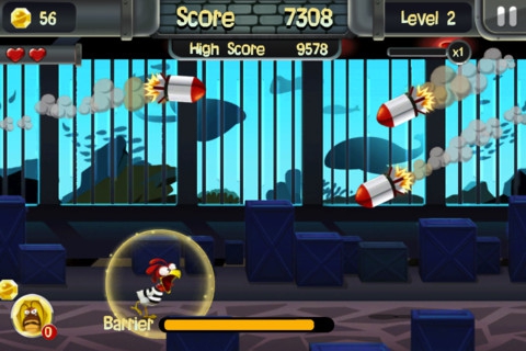 ChickenBreak (แอปเกม iOS อาเขต ไก่ซ่า ท้าลุยด่าน แนววิ่งสู้ฟัด โดยคนไทย) : 