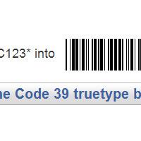 Code 39 Font TrueType (TTF) Format (เปลี่ยนฟ้อนต์ ภาษาอังกฤษ ให้เป็น BarCode ง่ายๆ)
