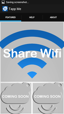 Tapp Me (App แชร์ Wi-Fi ด้วย NFC) : 