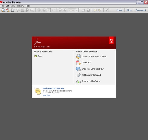 Adobe Acrobat Reader DC (โปรแกรมอ่านไฟล์ PDF เปิดไฟล์ PDF ไฟล์เอกสาร) : 