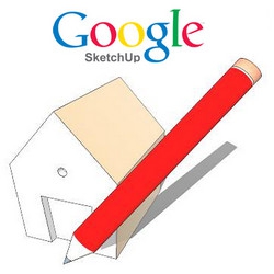 Google SketchUp (โปรแกรมออกแบบบ้าน 3 มิติ สร้างโมเดล 3 มิติ) : 