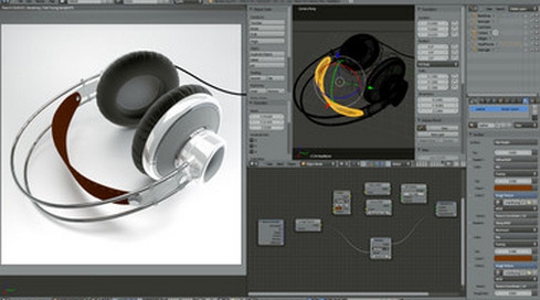 Blender (โปรแกรม Blender ออกแบบ 3 มิติ 3D Animation ใช้ฟรี) : 