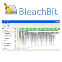 BleachBit (โปรแกรมลบไฟล์ ไฟล์ขยะ ที่ไม่จำเป็น) : 