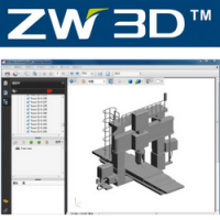 ZW3D ZX (โปรแกรมออกแบบ 3 มิติ งานออกแบบ อุตสาหกรรมแม่พิมพ์)