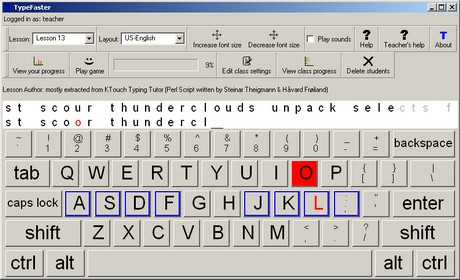 TypeFaster Typing Tutor (โปรแกรมพิมพ์ดีด เพิ่มทักษะการพิมพ์) : 