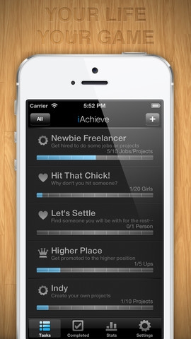 iAchievement (App ไล่ล่าความสำเร็จ ในชีวิตประจำวัน) : 