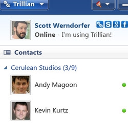 Trillian  (โปรแกรมรวมแชท Chat ได้ทุกตัว) : 