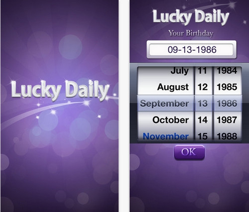 LuckyDaily (App เช็คดวง จากวันเกิด) : 