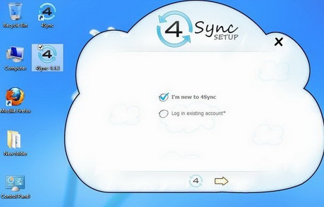 4Sync (โปรแกรม Backup ข้อมูล สำรองข้อมูล ฝากไฟล์ฟรี บนอินเทอร์เน็ต) : 