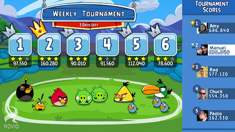Angry Birds Friends (เล่น Angry Birds ออนไลน์ แข่งกับเพื่อน) : 