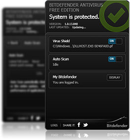 Bitdefender Antivirus Free Edition (โปรแกรมแอนตี้ไวรัส ใช้ง่าย โหลดฟรี) : 