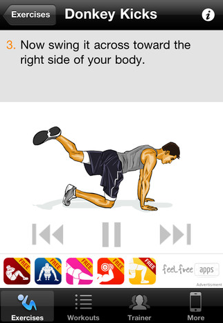 Leg Workouts Free (App ออกกำลังกาย เพื่อ ขาเรียว สะโพกสวย) : 
