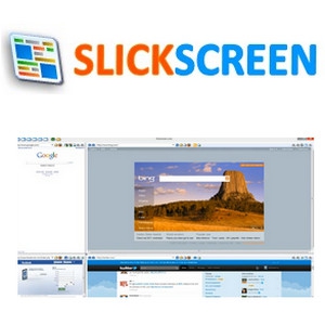 Slickscreen (โปรแกรมเปิดหลายจอ โปรแกรมแบ่งหน้าจอ ฟรี) : 
