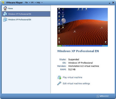 VMware Workstation Player (โปรแกรมจำลอง Windows ฟรี) : 