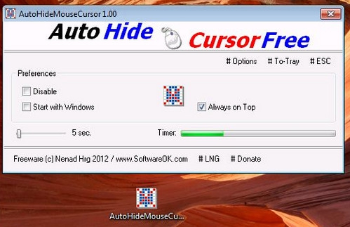 AutoHideMouseCursor 5.52 download the last version for mac