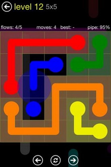 Flow Free (App เกม Puzzle พัฒนาสมอง) : 