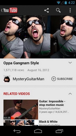 YouTube (App ดู YouTube บนมือถือ) : 
