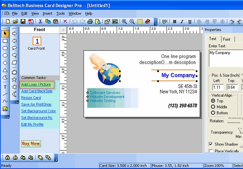 Belltech Business Card Designer Pro : 