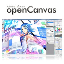 Opencanvas (โปรแกรมวาดการ์ตูน วาดการ์ตูนญี่ปุ่น) 5.5