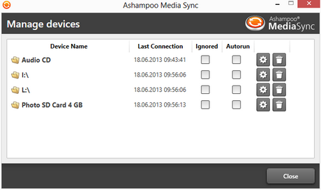 Ashampoo Media Sync (โปรแกรม Sync ข้อมูล แบ็คอัพข้อมูล) : 