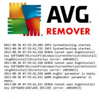 AVG Clear (โปรแกรม AVG Clear เดิม AVG Remover ใช้ลบโปรแกรมเครือ AVG )