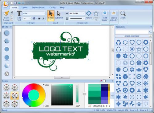 Sothink Logo Maker (โปรแกรมออกแบบโลโก้ สร้าง Logo ง่ายๆ) : 